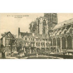 carte postale ancienne 76 ROUEN. Promotion : Cathédrale Cour Albane