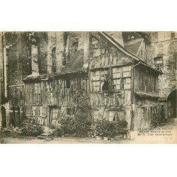 carte postale ancienne 76 ROUEN. Promotion : Cathédrale maison Tour Saint-Romain 1921