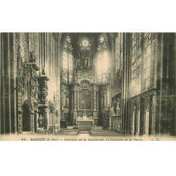 carte postale ancienne 76 ROUEN. Promotion : Cathédrale Chapelle Vierge