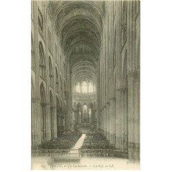 carte postale ancienne 76 ROUEN. Promotion : Cathédrale la Nef