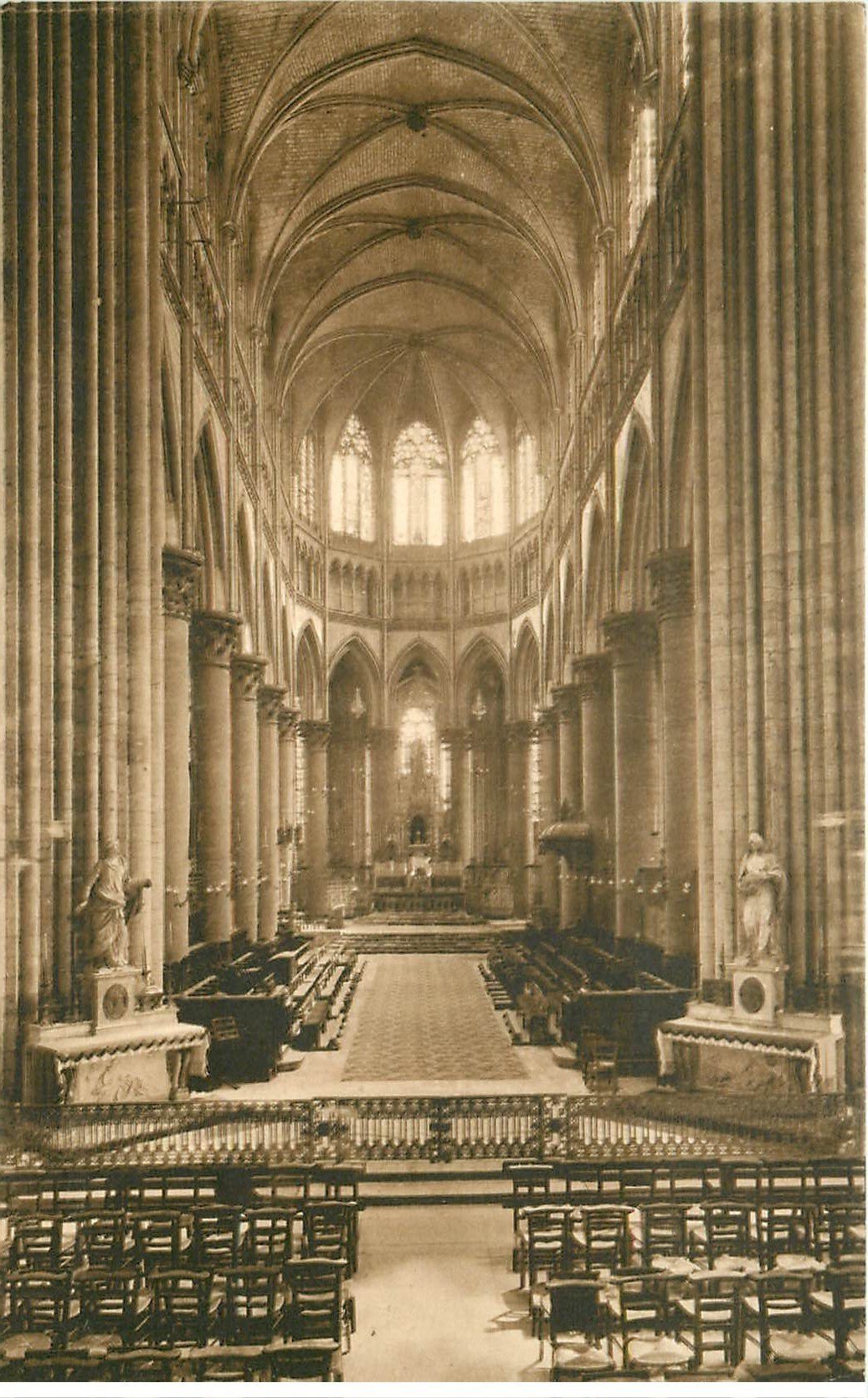 carte postale ancienne 76 ROUEN. Promotion : Cathédrale le Choeur