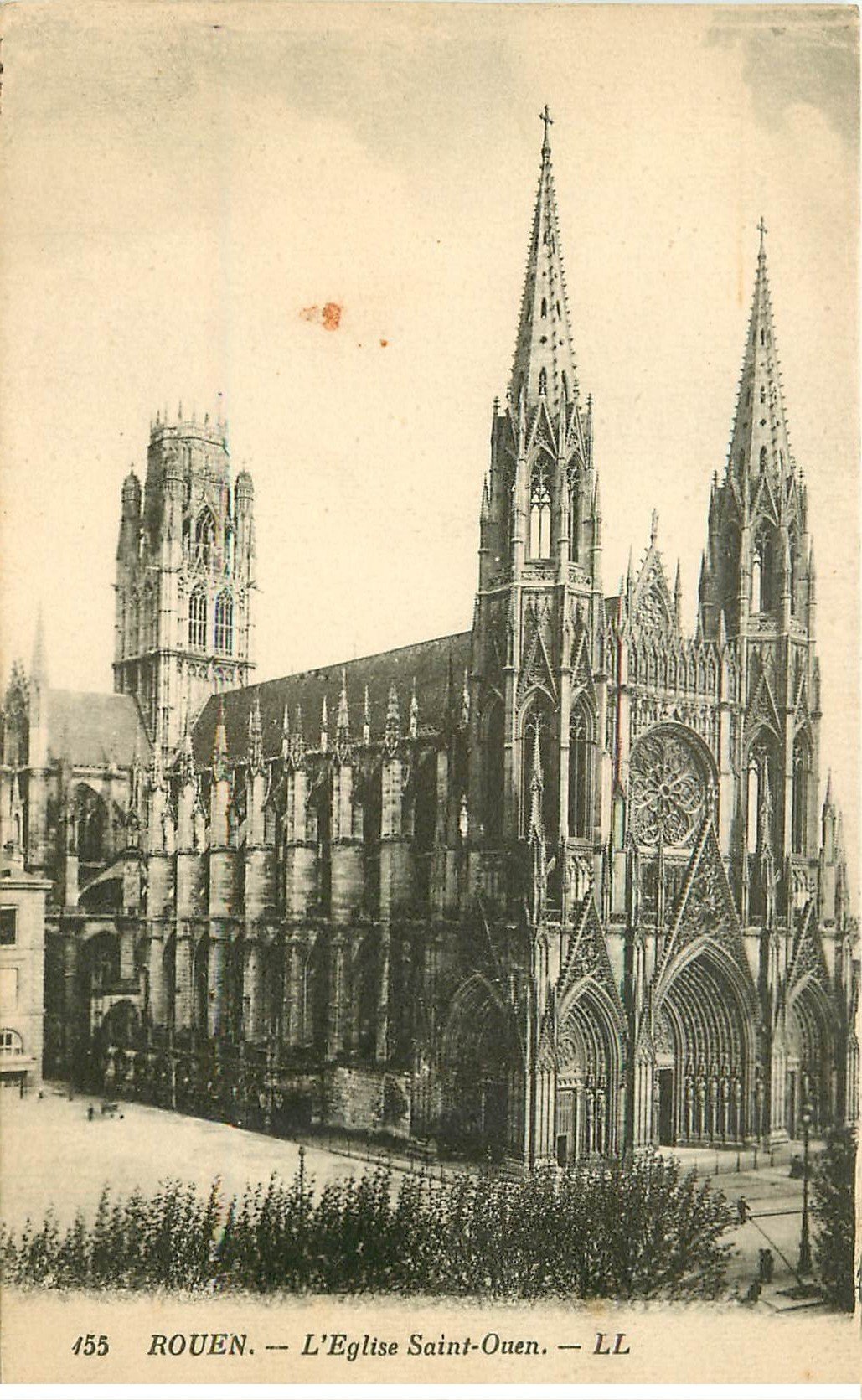 carte postale ancienne 76 ROUEN. Promotion : Eglise Saint-Ouen