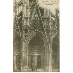 carte postale ancienne 76 ROUEN. Promotion : Eglise Saint-Maclou Portail