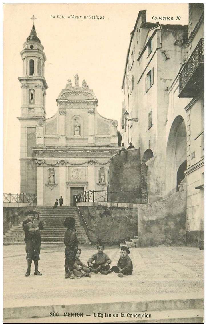 06 MENTON. L'Eglise de Conception