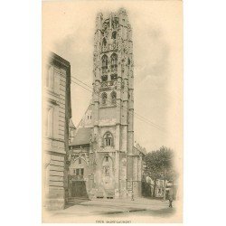 carte postale ancienne 76 ROUEN. Promotion : Tour Saint-Laurent. Carte prototype verso blanc uni