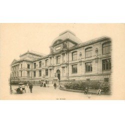 carte postale ancienne 76 ROUEN. Promotion : Le Musée. Carte prototype verso blanc uni