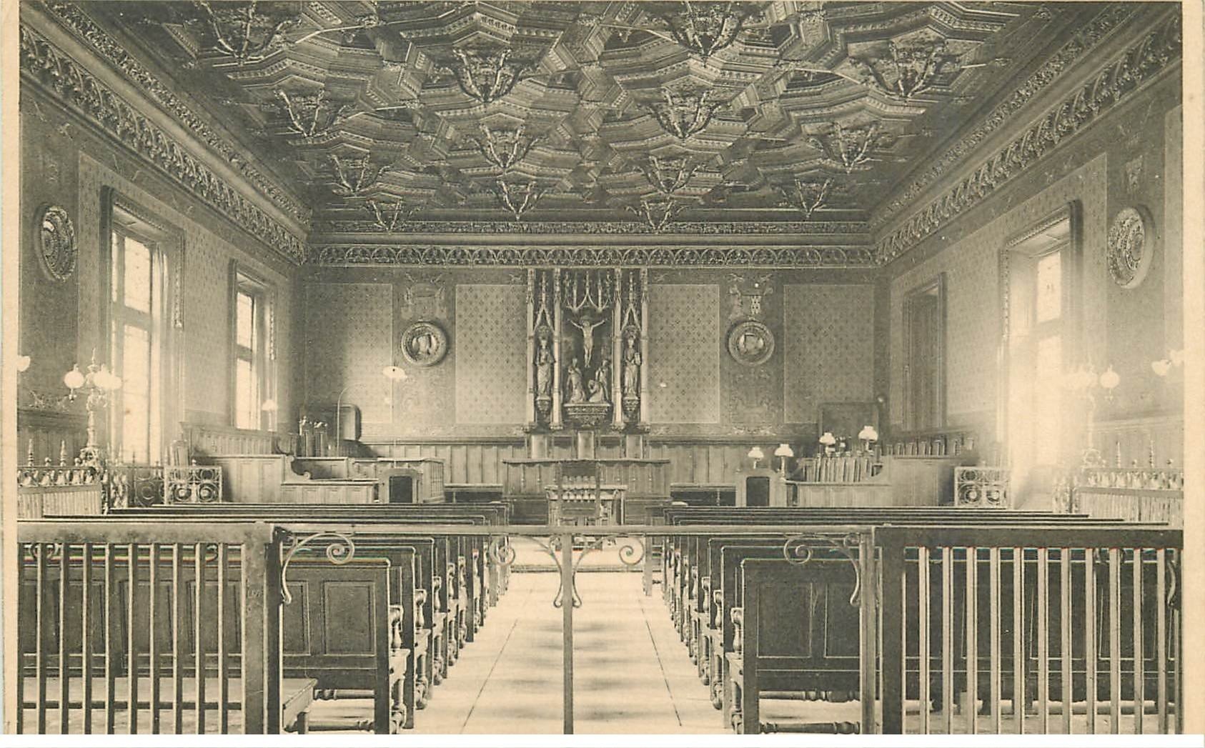 carte postale ancienne 76 ROUEN. Promotion : Cour Assises Palais Justice. Carte prototype verso blanc uni