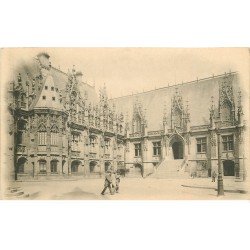 carte postale ancienne 76 ROUEN. Promotion : Palais Justice. Carte prototype verso blanc uni