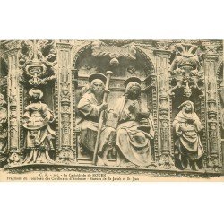 carte postale ancienne 76 ROUEN. Promotion : Cathédrale Statue Jacob et Jean