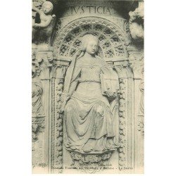 carte postale ancienne 76 ROUEN. Promotion : Cathédrale Tombeau La Justice