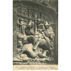 carte postale ancienne 76 ROUEN. Promotion : Cathédrale Tombeau Cardinaux Amboise St Georges