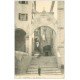 carte postale ancienne 06 MENTON. Rue Mattoni gamins assis sur les marches