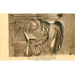 carte postale ancienne 76 ROUEN. Promotion : Stalles du Choeur Miséricordes Argentier