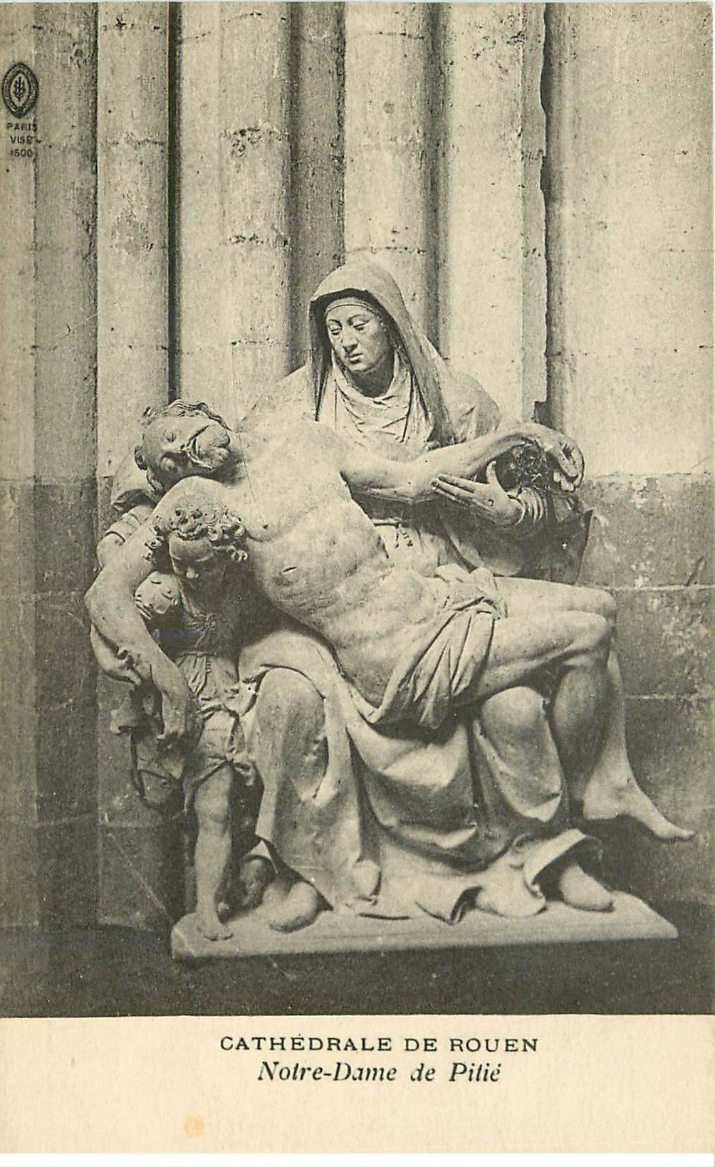 carte postale ancienne 76 ROUEN. Promotion : Notre-Dame de Pitié