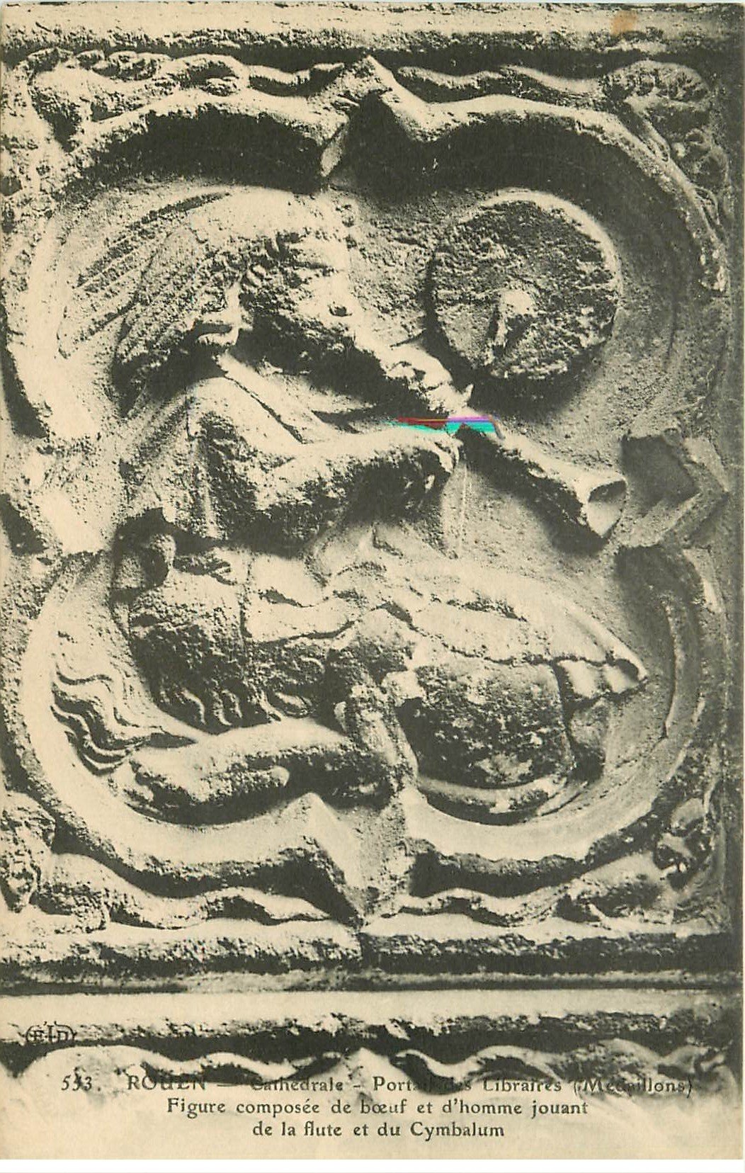 carte postale ancienne 76 ROUEN. Promotion : Boeuf et Cymbalum