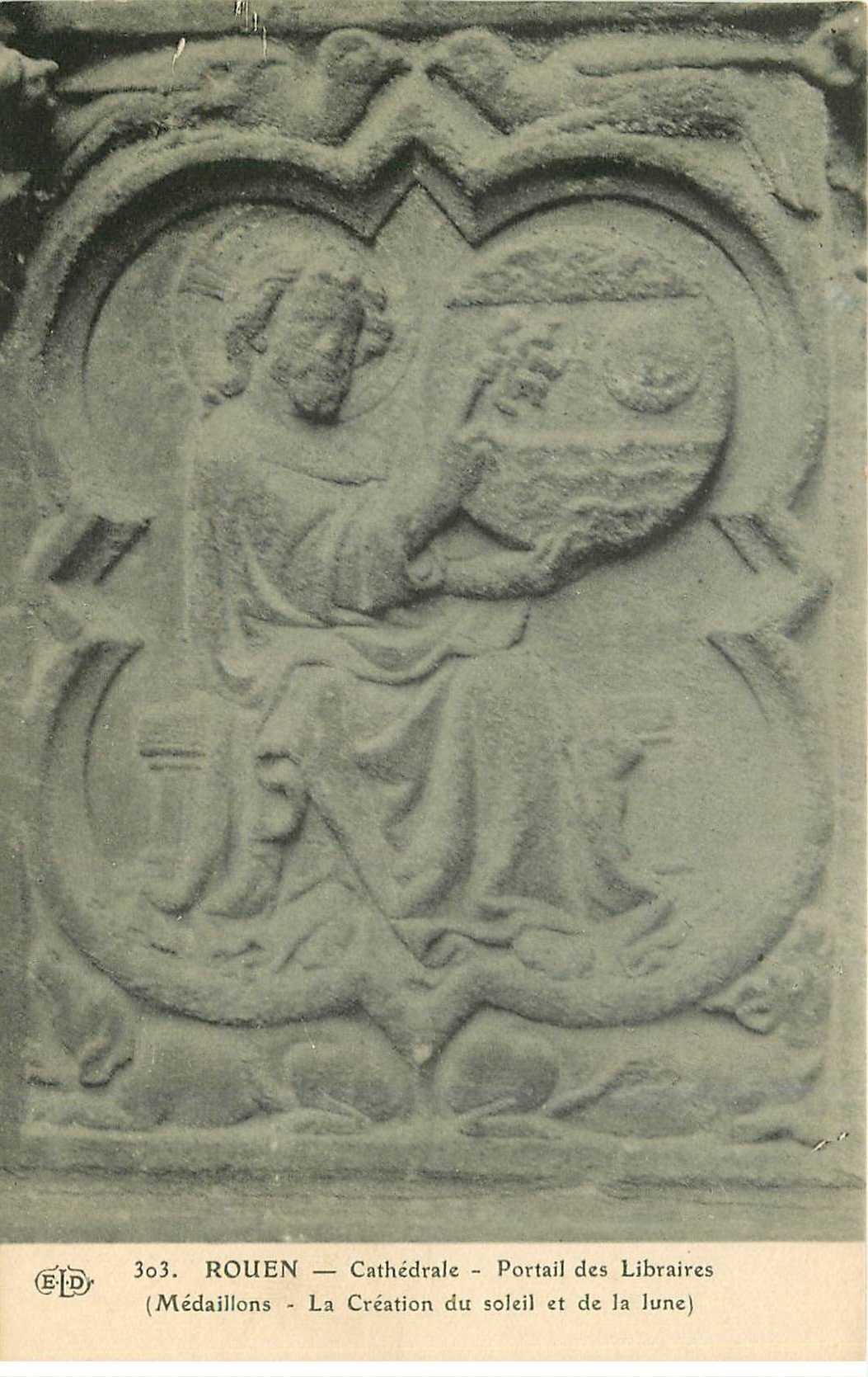 carte postale ancienne 76 ROUEN. Promotion : Soleil et Lune