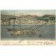 carte postale ancienne 06 MENTON. Un Navire échoué au Port vers 1906...