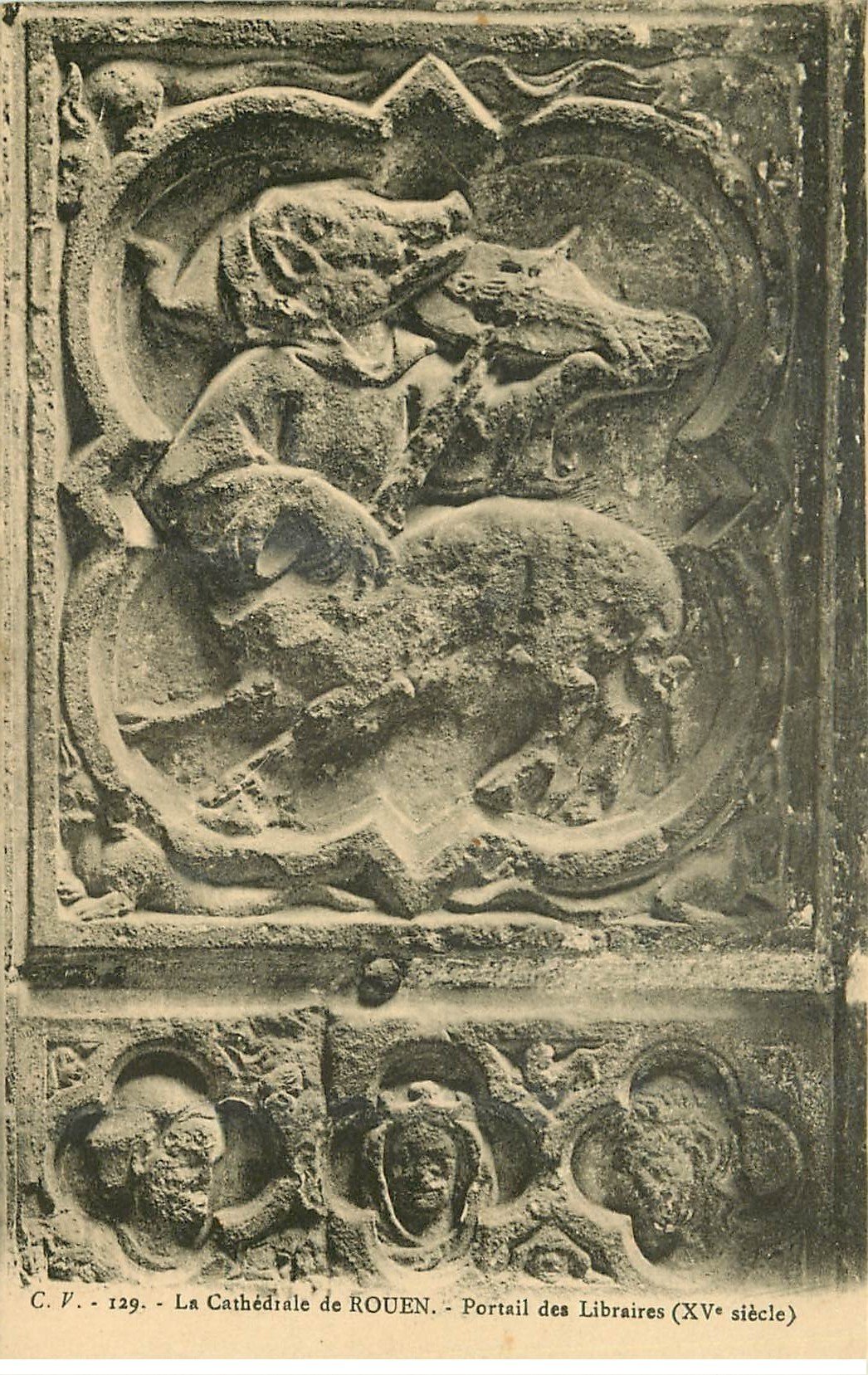 carte postale ancienne 76 ROUEN. Promotion : Portail Libraires 129