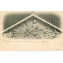 carte postale ancienne 76 ROUEN. Promotion : Fronton ancienne Douane