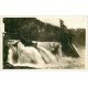 carte postale ancienne 01 Bellegarde. Les Chutes du Rhône et Ecluse. Carte photo émaillée