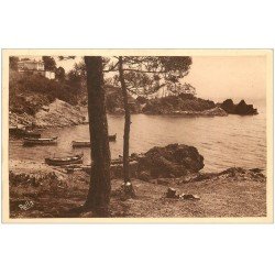 carte postale ancienne 06 MIRAMAR d'Esterel. Plage de la Figueirette 1934