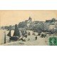 carte postale ancienne 76 LE TREPORT. Quai François I° et Eglise