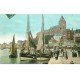 carte postale ancienne 76 LE TREPORT. Quai François I° et Eglise 1909