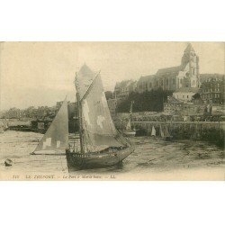 carte postale ancienne 76 LE TREPORT. Le Port 113