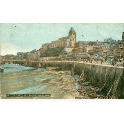 carte postale ancienne 76 LE TREPORT. Le Port. Aqua Photo