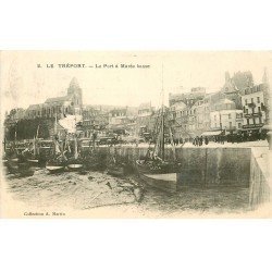 carte postale ancienne 76 LE TREPORT. Le Port 1904