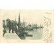 carte postale ancienne 76 LE TREPORT. Port Quai François Ier 1902