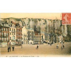 carte postale ancienne 76 LE TREPORT. Promenade du Casino