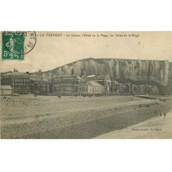 carte postale ancienne 76 LE TREPORT. Le Casino 1910 Hôtel de la Plage