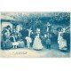 carte postale ancienne 44 AU PAYS DU SEL. La Gavotte des Mariés 1923. Danse et Musiciens