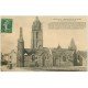 carte postale ancienne 44 BOURG-DE-BATZ. Notre-Dame du Murier et Clocher Saint-Guénolé 1913
