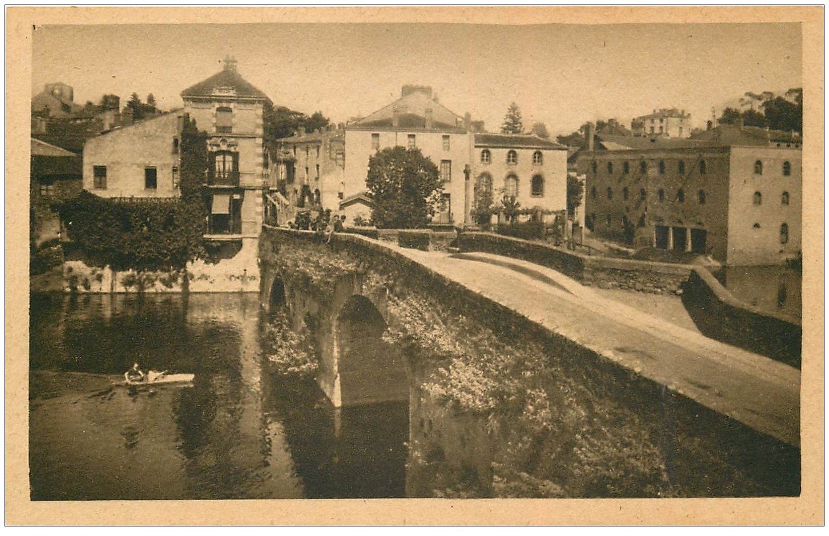 carte postale ancienne 44 CLISSON. Pont de la Vallée