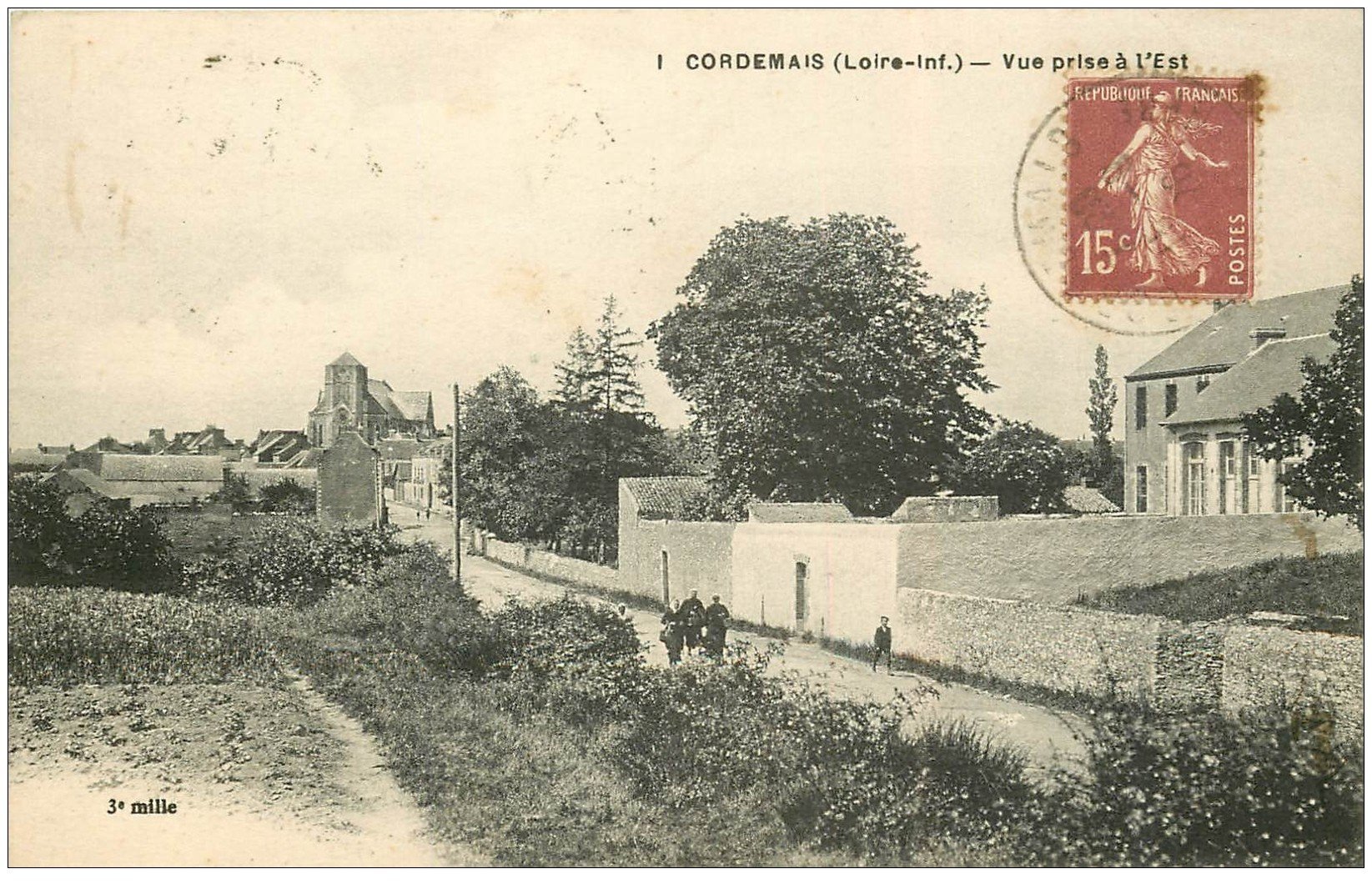 carte postale ancienne 44 CORDEMAIS 1926
