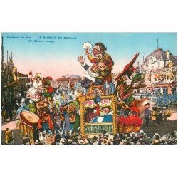 carte postale ancienne 06 NICE. Carnaval. Le Barbier de Séville