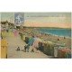 carte postale ancienne 44 LA BAULE. Entrée Plage 1929