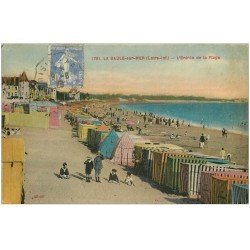 carte postale ancienne 44 LA BAULE. Entrée Plage 1929