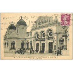 carte postale ancienne 44 LA BAULE. Façade du Casino 1932