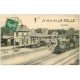 carte postale ancienne 44 LA BAULE. La Gare avec Train et Locomotive à vapeur 1913