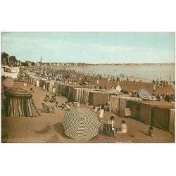 carte postale ancienne 44 LA BAULE. La Plage 1938