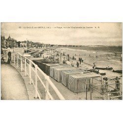 carte postale ancienne 44 LA BAULE. La Plage Esplanade Casino