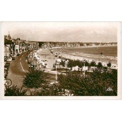 carte postale ancienne 44 LA BAULE. La Plage. Carte Photo 1937