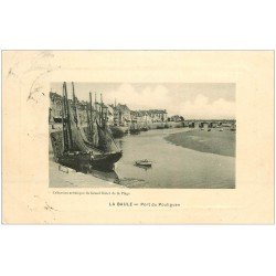 carte postale ancienne 44 LA BAULE. Port du Pouliguen 1912