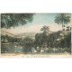 carte postale ancienne 06 NICE. Cascades des Jardins avec Cygnes 1902