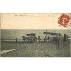 44 LA BERNERIE. Départ des Canots de Sauvetage 1908