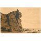 carte postale ancienne 44 LA BERNERIE. Rocher du Sphinx animé 1930