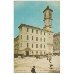 carte postale ancienne 06 NICE. Caserne Rusca en couleur 8